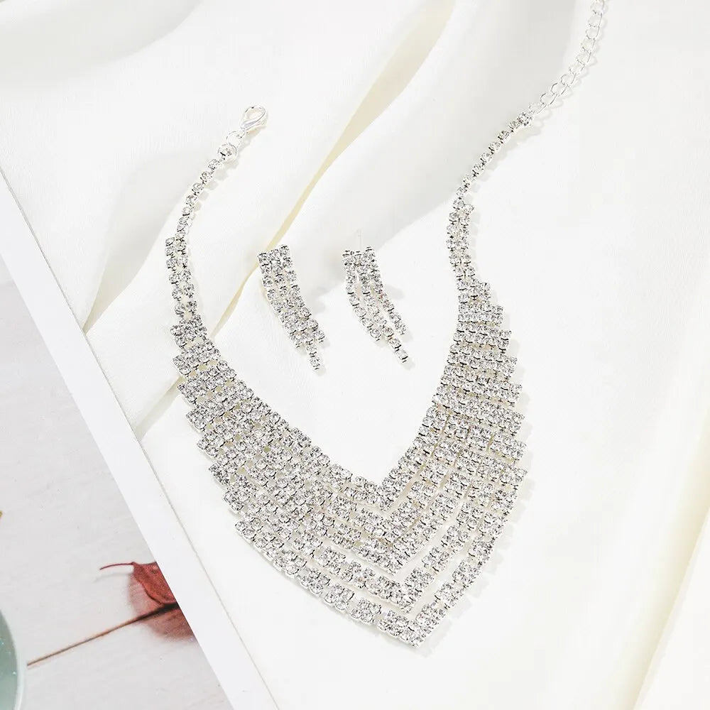 Luxury Necklace /Earrings Set